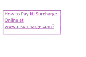 Pay NJ Surcharge Online at www.njsurcharge.com